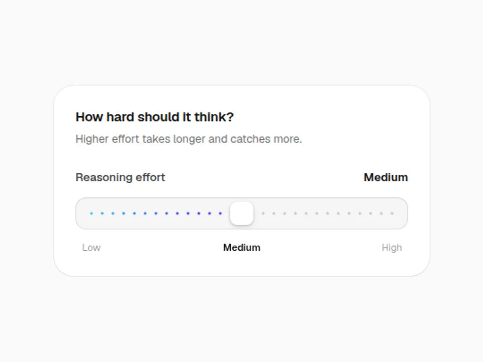 Effort Slider preview